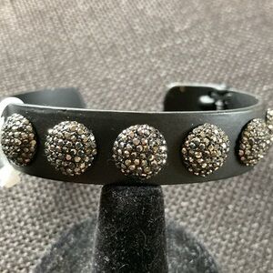 NEW—-Chico’s Black and Sparkly Bracelet